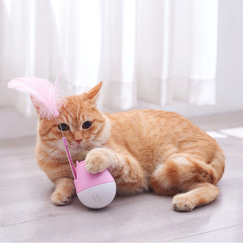 WobbleWhiskers™ – Catnip Tumbler Toy for Happy Cats
