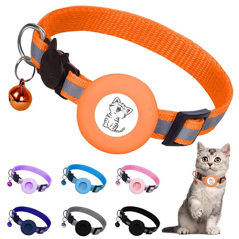 Smart Kitty Collar – AirTag Holder and Reflective Safety
