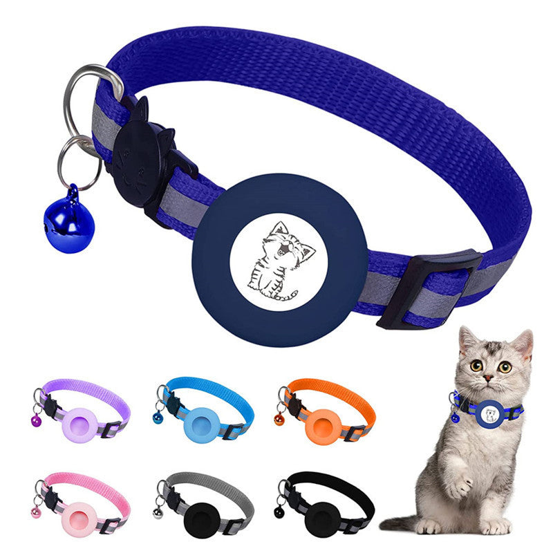 Smart Kitty Collar – AirTag Holder and Reflective Safety