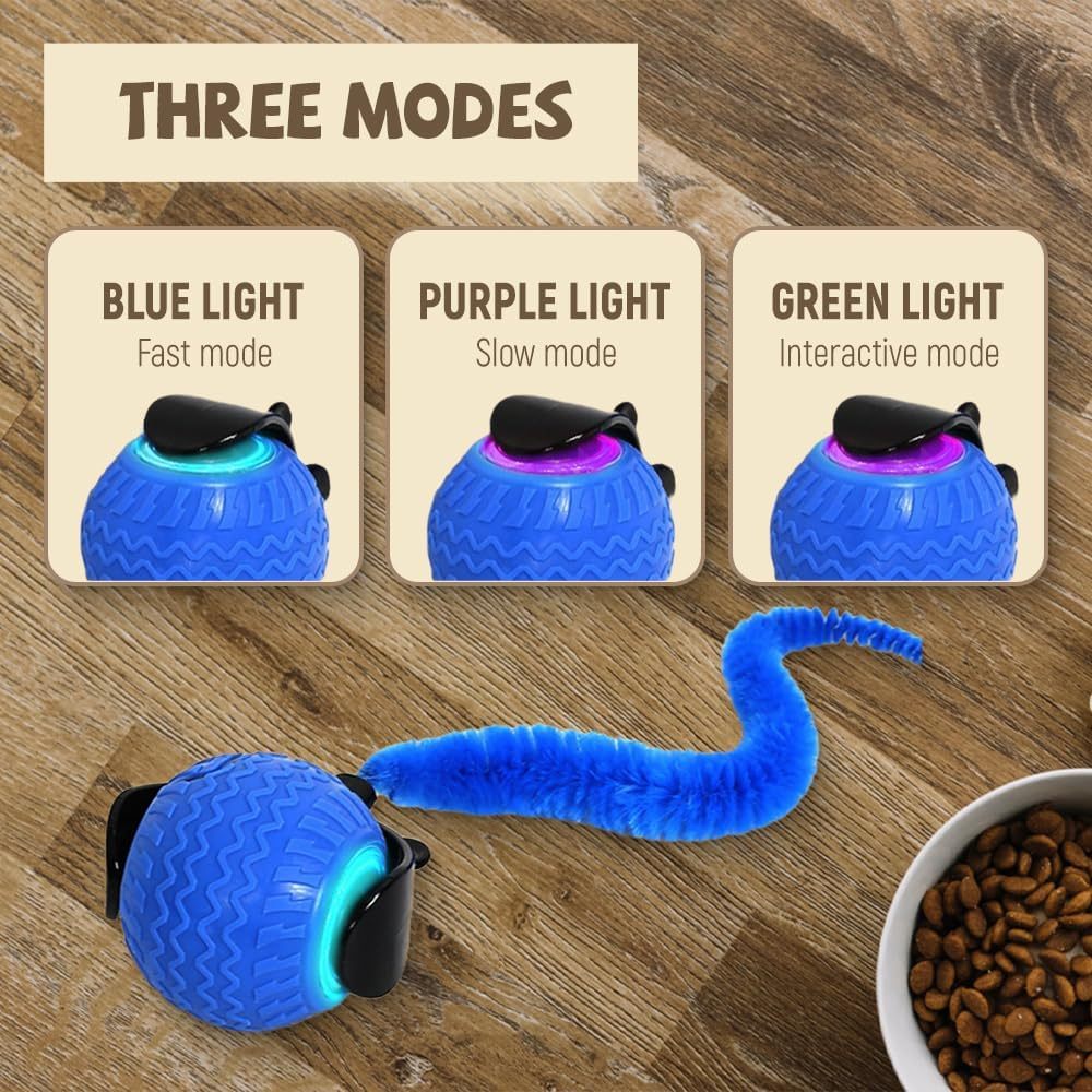Smart Rolling Cat Toy – Let the Zoomies Begin!