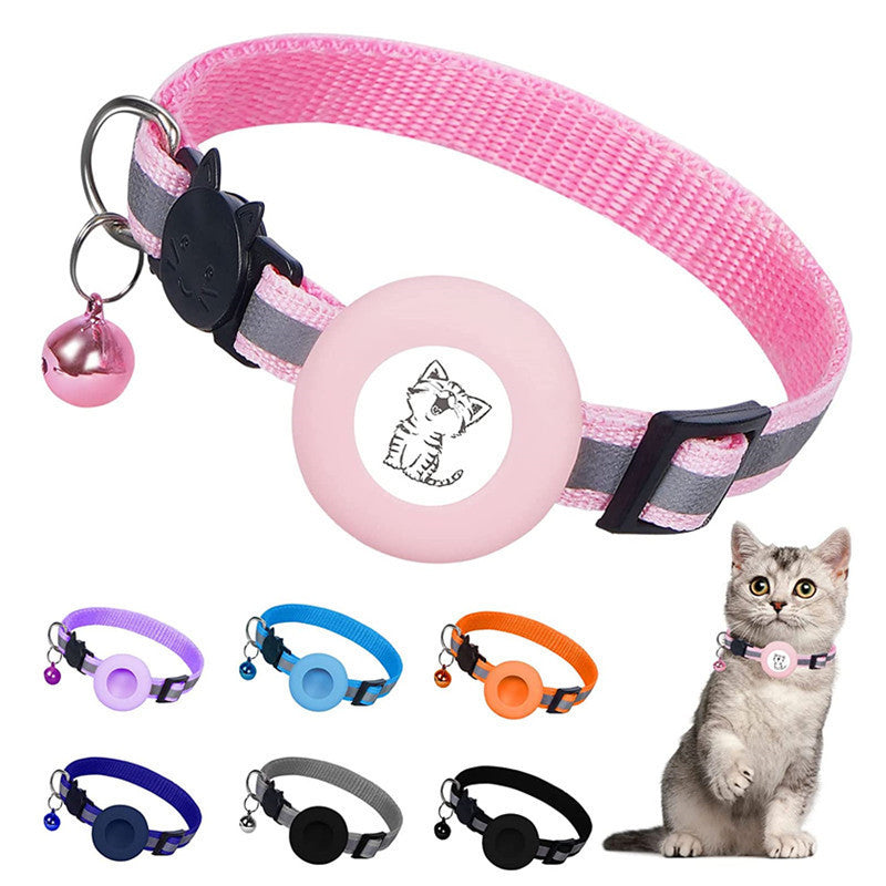 Smart Kitty Collar – AirTag Holder and Reflective Safety