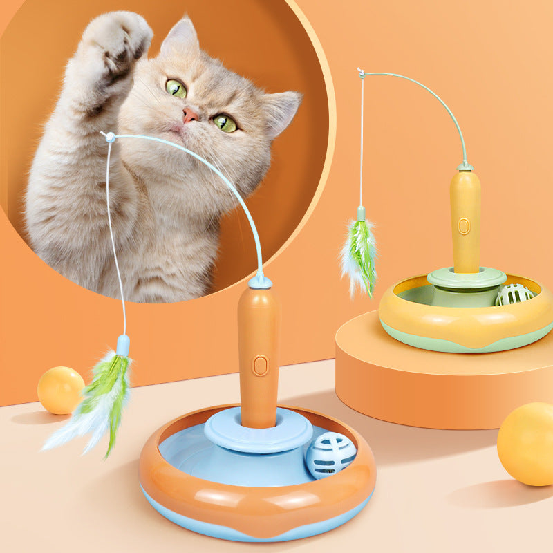 SpinnyPaws™ – Wobble, Bat, and Pounce in One Toy