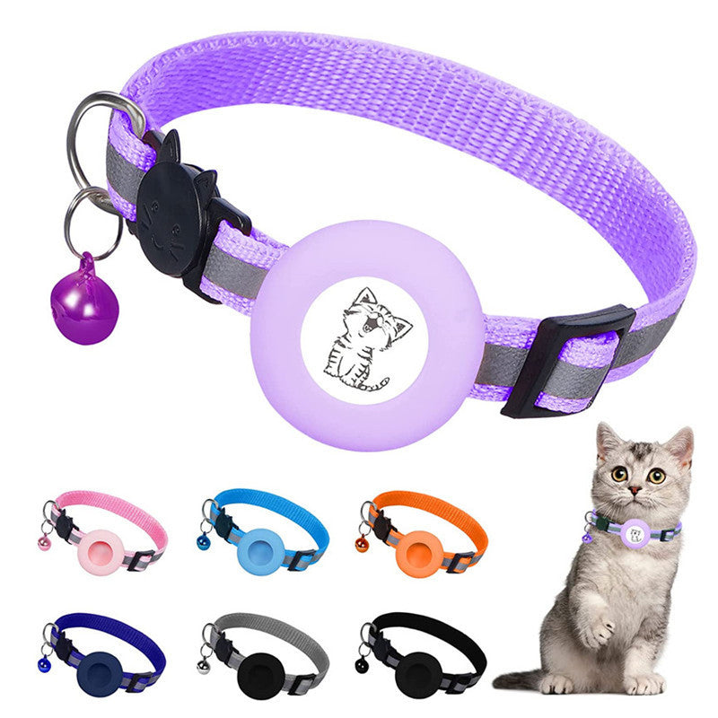 Smart Kitty Collar – AirTag Holder and Reflective Safety